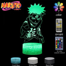 

Anime Naruto Uchiha Sasuke Uchiha Sasuke 3d Night Light Modeling Light LED Light USB Desk Lamp Children's Toys Birthday Gift