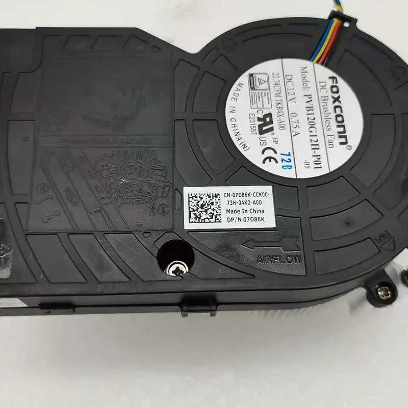

Оригинальный вентилятор радиатора для Optiplex 3050 5050 7050 SFF 7D86K 07D86K