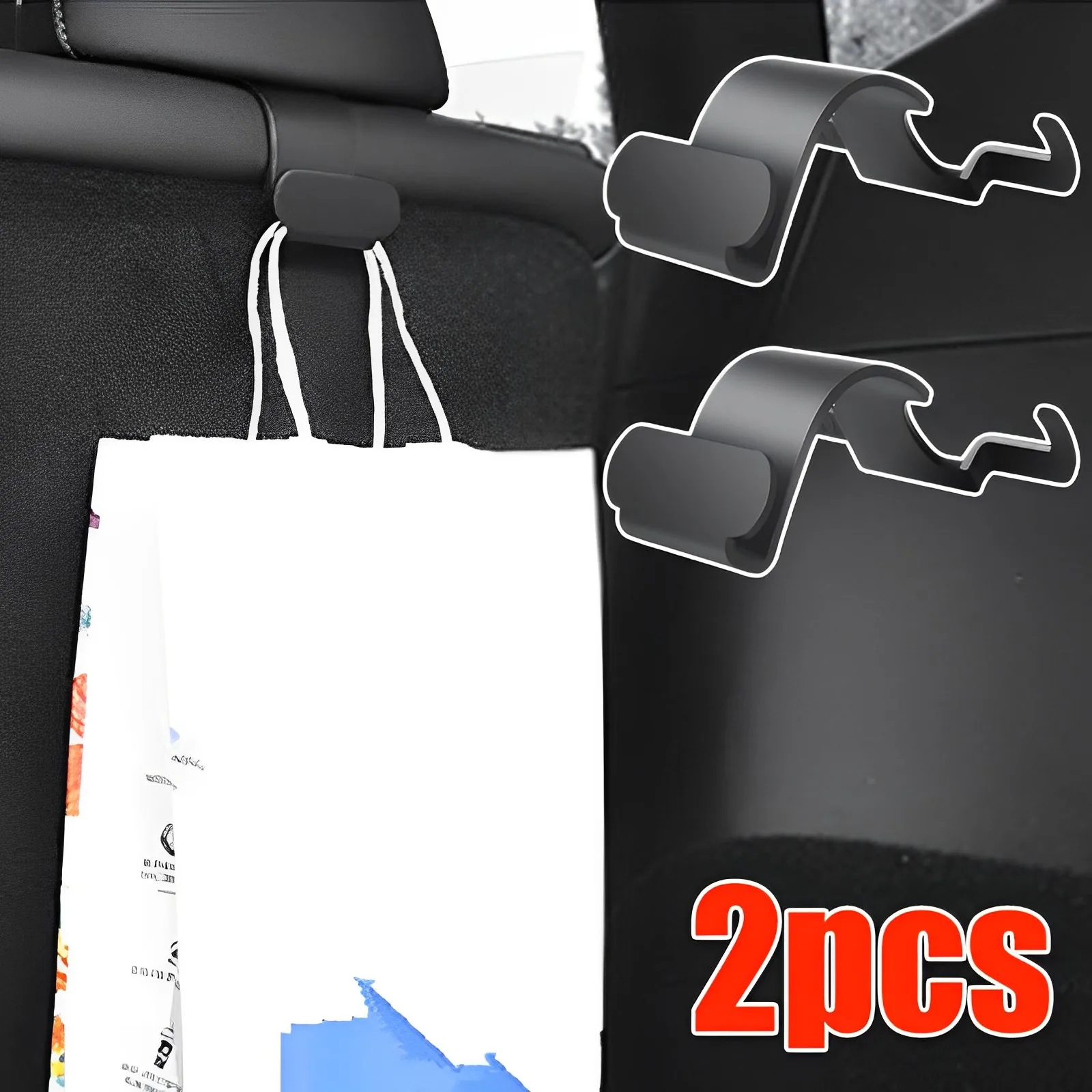 

Car Trunk Hooks for Tesla Model Y Rear Seat Hooks Trunk Organizer Trunk Storage Rack Hooks Car Interior Accessories