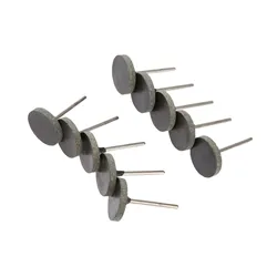 10x T-shaped Rubber Grinding Head Buffing Polishing Grinding Wheel 25mm for Metal Wood Rotary Tool 3mm Shank