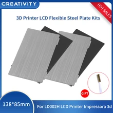 

2Set/Lot CREALITY 3D Printer LCD Resin Magnetic Flexible Steel Plate Kits 138*85mm For LD002H LCD Printer Impressora 3d