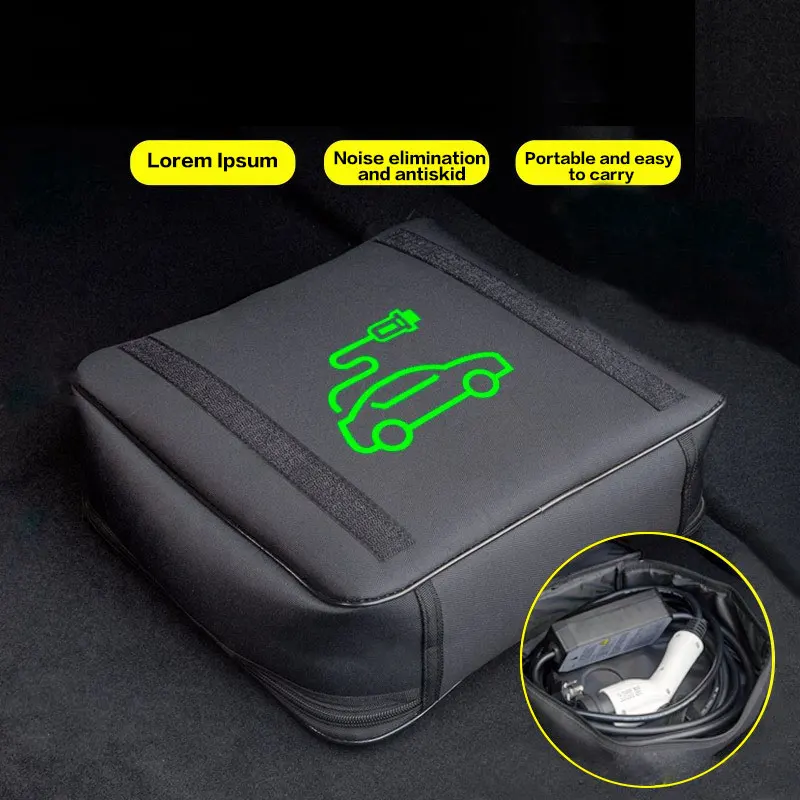 

New energy car charging gun bag car charger bag car fire retardant charging gun storage bag convenient