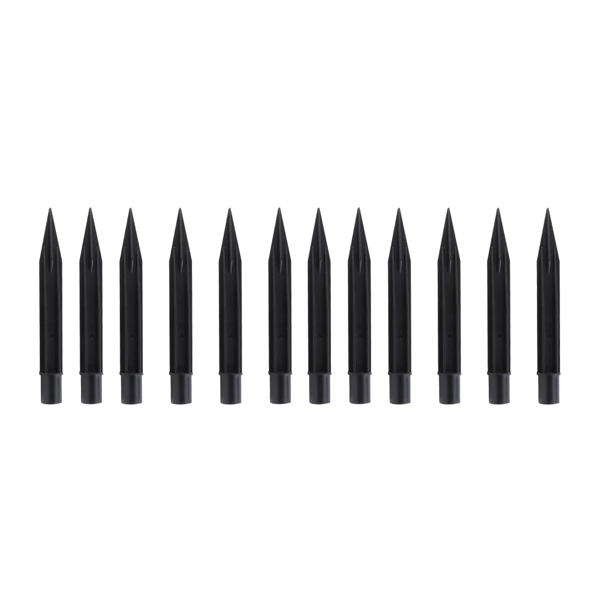 

12pcs Ground Spike Lawn Lamp Ground Plug Corrosion Resistant Landscape Lighting Ground Spike (A)