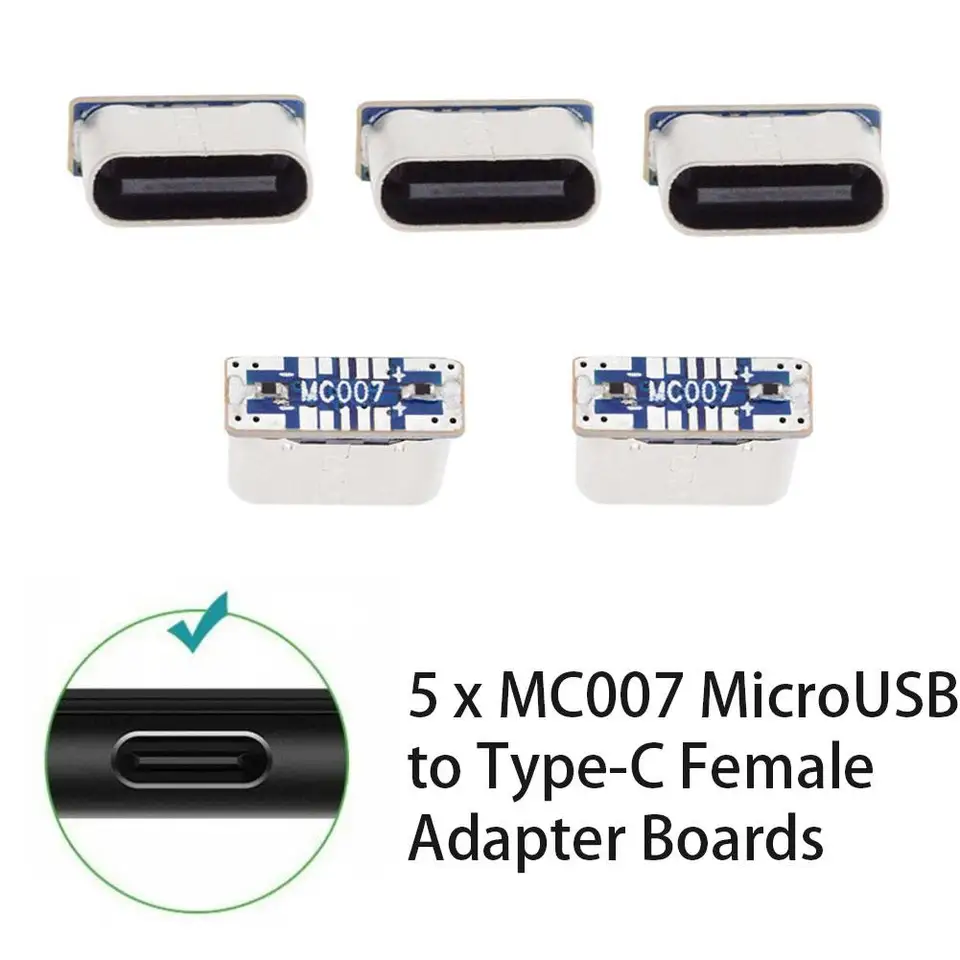 Greluma 15 st usb-3.1 usb c aansluiting, 16 pinnen type c vrouwelijke connector voor pcb ontwerp, DIY,opladen met hoge stroomsterkte -SMD,SMT
