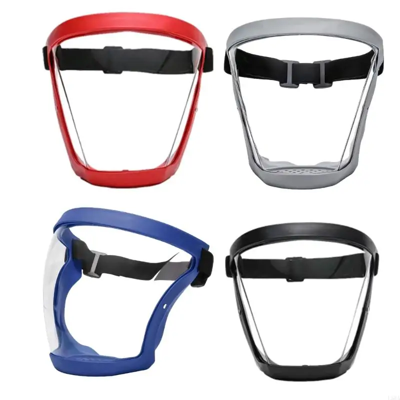 Full Face Shield for Kitchen Tool Motorcycle Windproof Mask Glasses Dusting Face Shield Mask with 20Pcs Filter