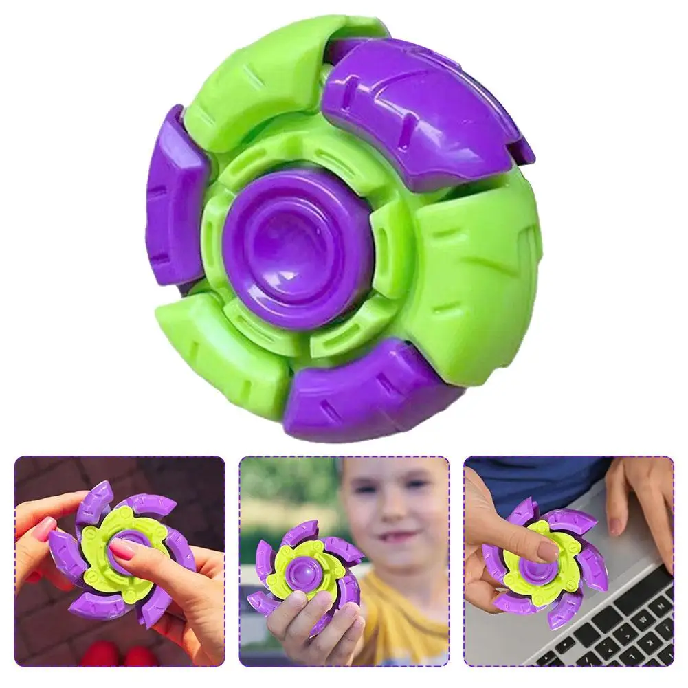 

Deformed Fidget Spinner Wacky Track Fidget Toy Kids Gifts Fingertip Toy Portable Christmas Decompression Birthday Gyroscope R6M9