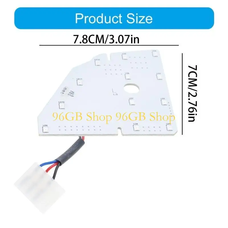 차량용 96GB 직접 교체 LED 후면 콤비네이션 라이트 플라스틱 하우징