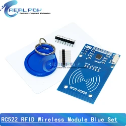 Advanced NFC RFID Module Kit with Tags - 13.56MHz & 125kHz, 6cm Range, SPI Interface (RC522 Blue Set)