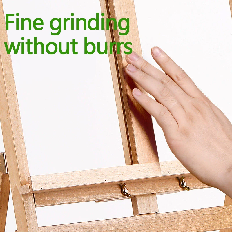 Art special beech drawer easel foldable storage sketch painting box flat/vertical dual easel advertising display stand