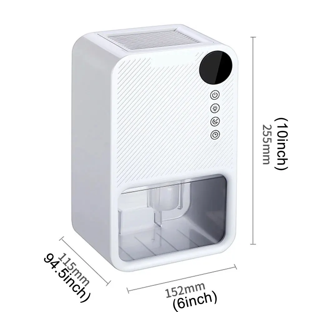 Air Dehumidifier Electric High Efficient Household Dehumidification Compact Quiet Dehumidifier,Water Tank Capacity 1100ml images - 6