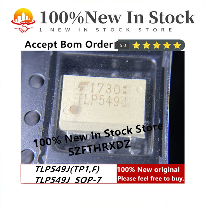 

100% Новый оригинальный TLP549J(TP1,F) SOP-7 TLP549J SOP7 твердотельное реле импульсный источник питания