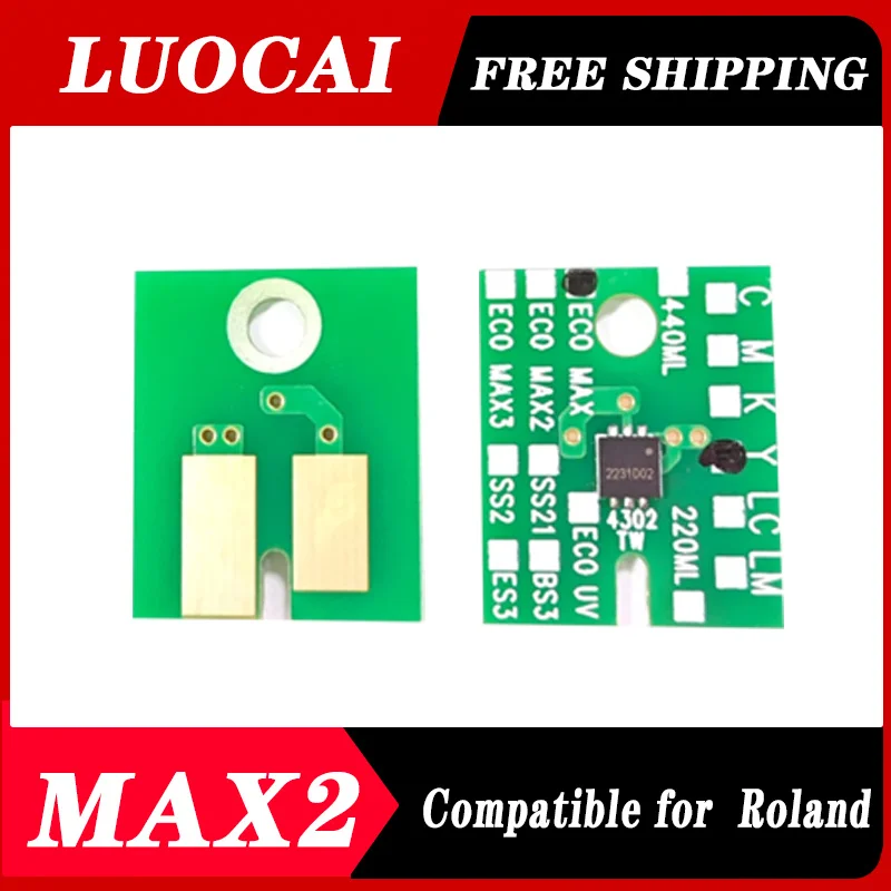 

440ml MAX2 Permanent Chip for Roland Roland XF-640 RE-640 ECO- Solvent ink Cartridge chip MAX2 chips