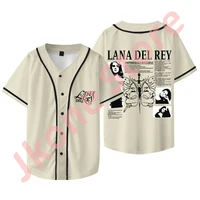 Lana Del Rey Logo Baseball Jacket Happiness Is A Butterfly Merch Tee Unisex Fashion Casual Short Sleeve T-Shirts 1