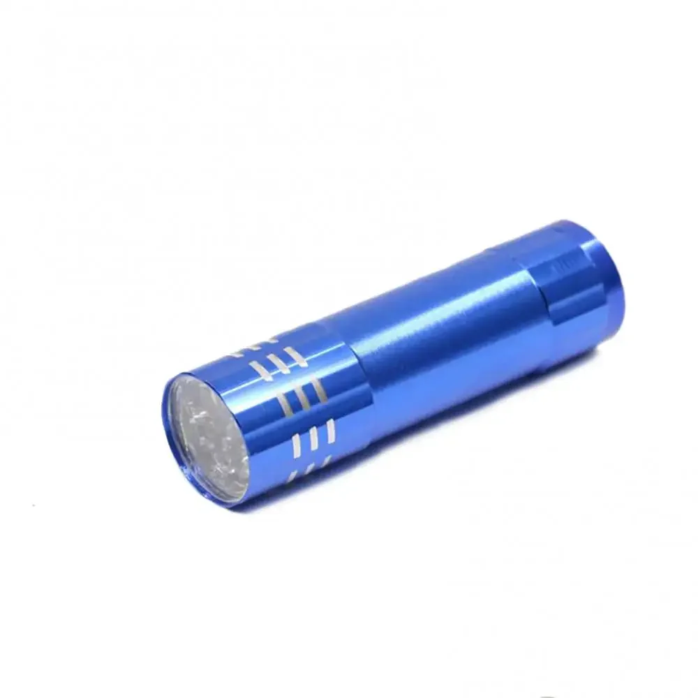 Light Torch Lamp Super Mini 9 LED Flashlight Ultraviolet Light Nail Dryer Nail Gel Mask Fast Drying Manicure Tool 6
