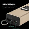 Portable Pulse Single Arc Flameless Windproof Plasma USB Rechargeable LED Lighting Metal Lighter Men's Creative Selected Gadgets 3