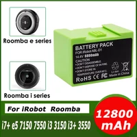 LOLRKO 14.4V 12800mAh i7 Replacement Battery Compatible with iRobot Roomba e and i Series i7+ E5 E6 5150 6198 i3+ 3150 i4 4552 1