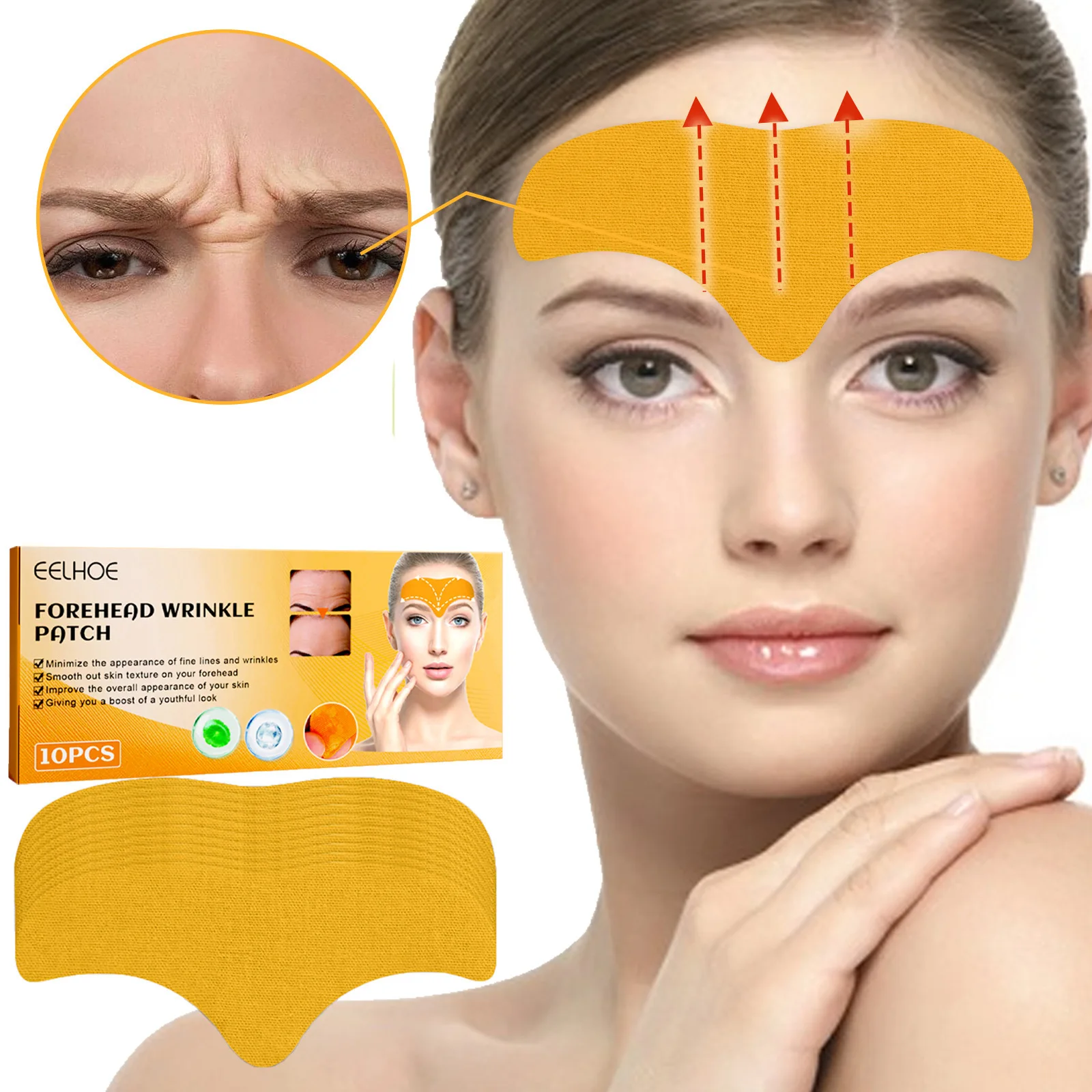 10/20 PCS Wrinkle Patches to Lift Firm and Reduce Nasolabial Folds Improve Sagging Skin and Wrinkles Around the Mouth and Cheeks