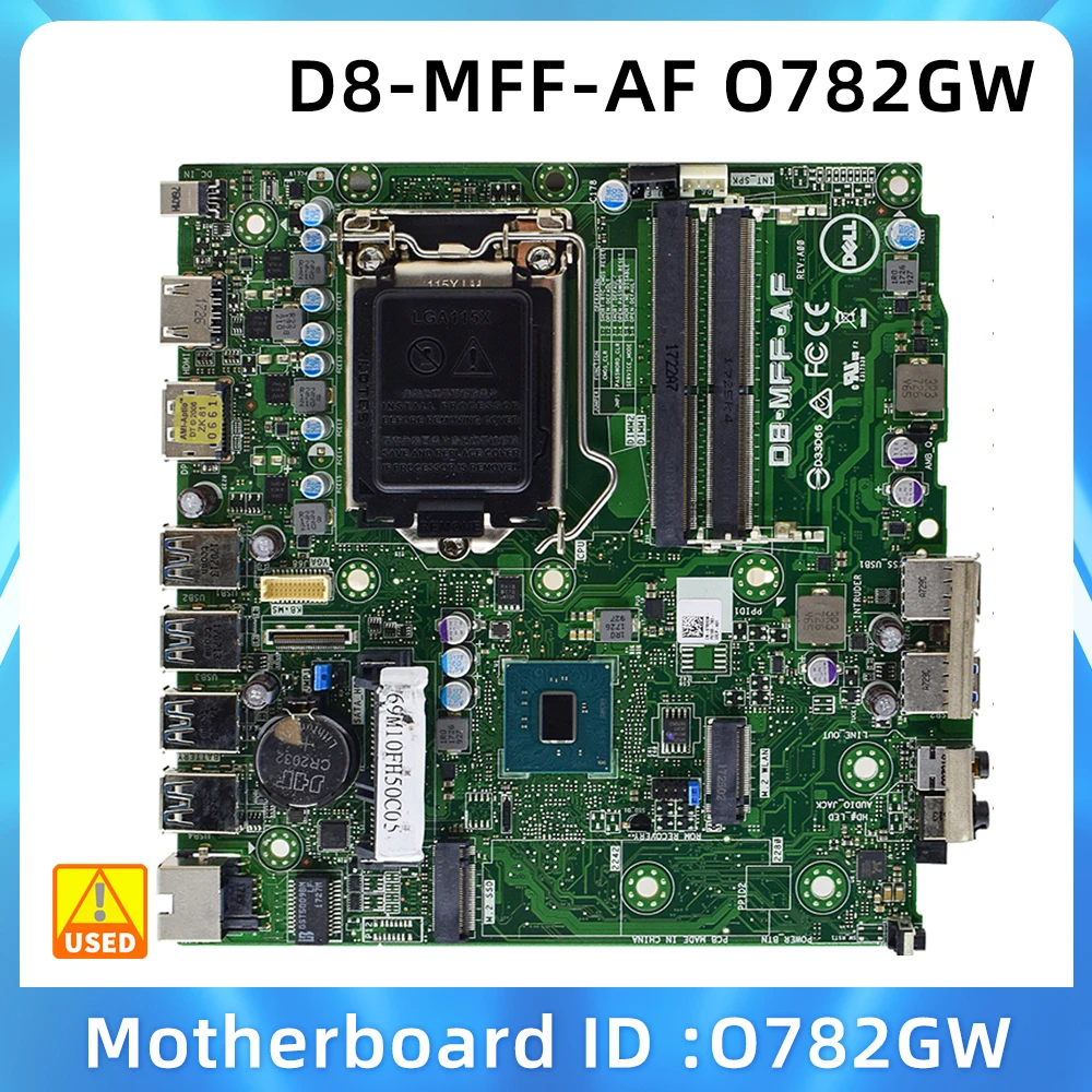 

For Dell 5050 OptiPlex 0782GW System Board Motherboard LGA1151 DDR4 Intel Core i7-7700T i5-7600T Mainboard 100% Tested Work