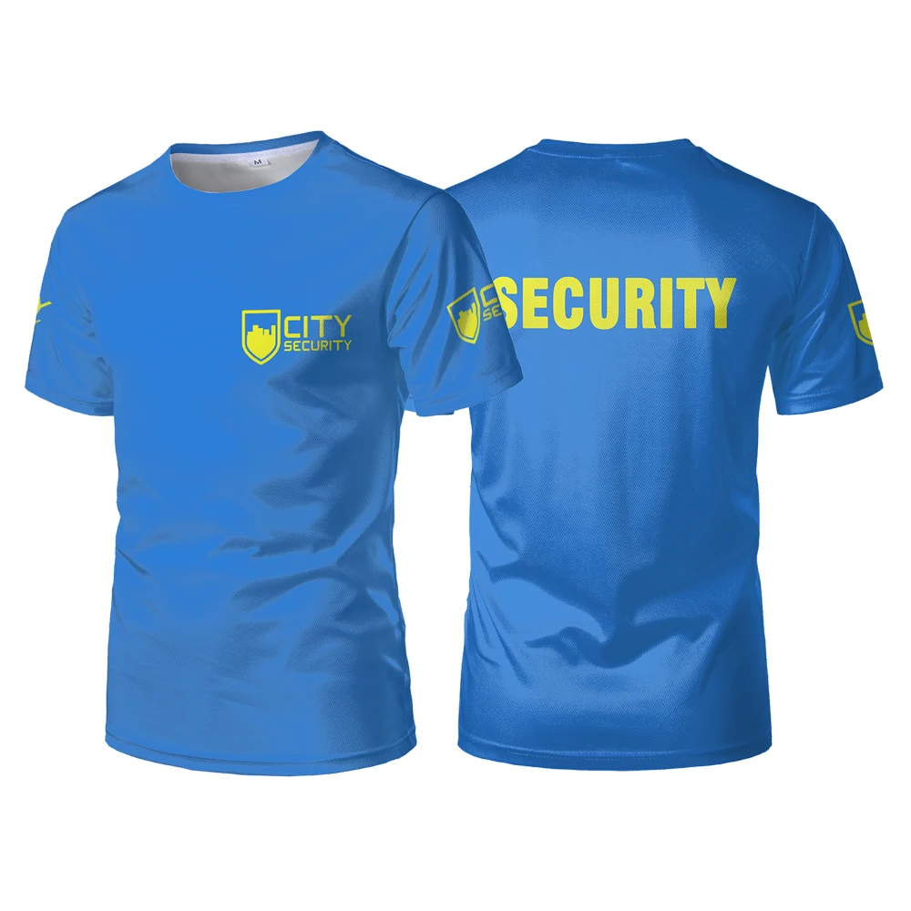 Camiseta de seguridad de la ciudad, ropa de trabajo, entrenador