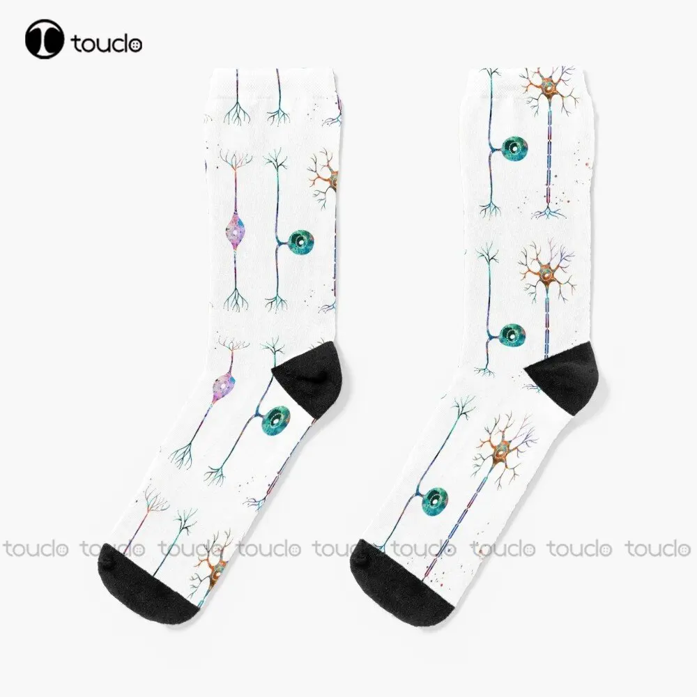 

Four Types Of Neurons Neurosurgery, Neurons Socks Boys Football Socks Personalized Custom Unisex Adult Teen Youth Socks