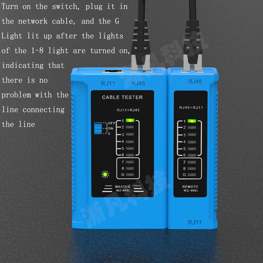Multifunction RJ45 Ethernet Cable Lan Tester Network Cable Tester Tools RJ11 RJ12 RJ45 CAT5 CAT6 UTP Networking Tool Instrument