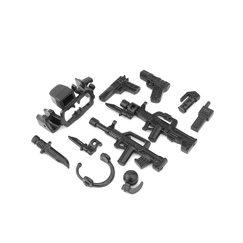 SWAT Armored Vehicle Building Block Set with Weapons and Soldier Figures