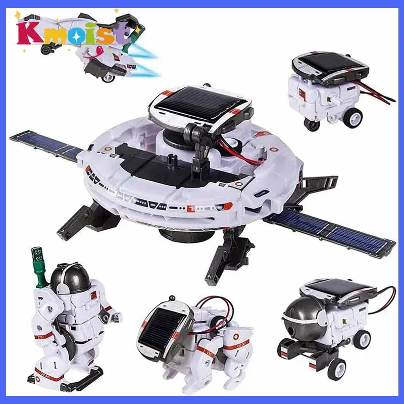 Kids Science Experiment Solar Robot Educational Toys 11 in 1 STEM Technology Gadgets Kits Learning Scientific Toys for Children mini microscope toy lab kit kids educational scientific experiment children educational toys stereo science birthday gifts