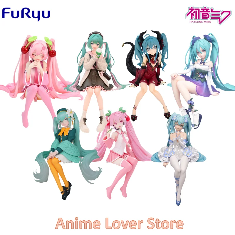 

В наличии Furyu Original MIKU Hatsune Miku фигурка лапши Аниме Фигурки игрушки для детей Подарок Коллекционные модели украшения