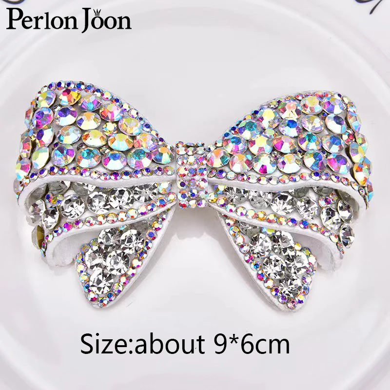 Heißer bügeln handwerk AB kristall strass bogen DIY nähen in damen schuhe tasche hochzeit dekoration zubehör SG030 – Detail 9