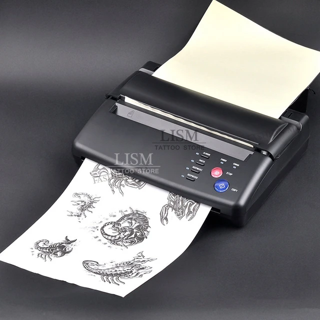 Tattoo Transfer Stencil Machine Imprimante Dessin Photocopieuse Thermique  Pour Tatouage Transfert Papier