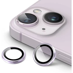 Premium Tempered Glass Metal Camera Lens Protector with Enhanced Protection - iPhone 11 Pro (PURPLE)