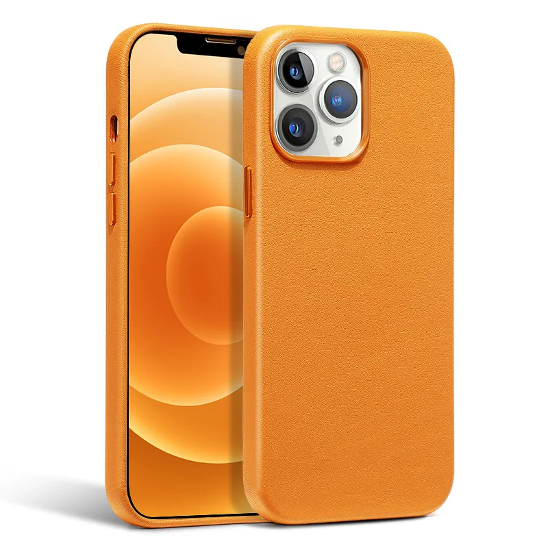 

Чехол из натуральной кожи для Iphone 13 12 Pro Max, оригинальный роскошный Ультратонкий защитный чехол на заднюю панель телефона Iphone 13 12 Mini