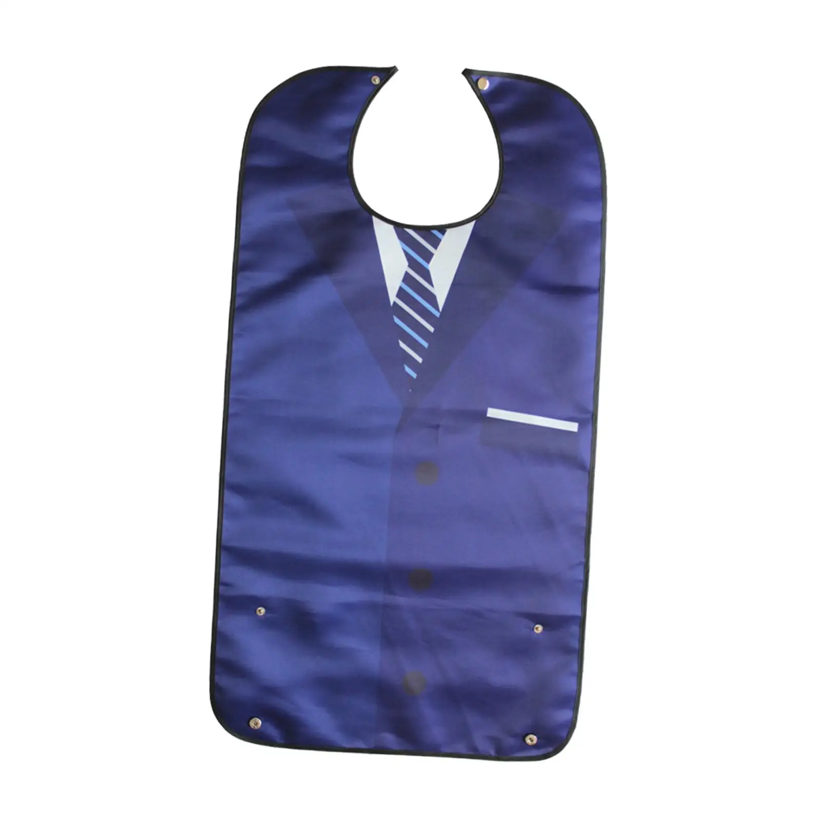 Drool Absorbing Bibs Adult Polyester Creative Washable Waterproof Comfortable Adjustable Clothing Protector Unisex for Elderly Seniors Women Men