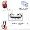 Top Cleaning Nail Brush Nail Art Plastic Soft Remove Dust Finger Care UV Gel Manicure Pedicure Tool Makeup Brushes Scrubbing 2