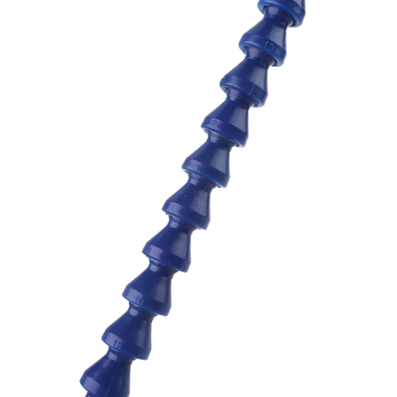 Oil Coolant Pipe Hose 10 Pcs Round Nozzle 1/4PT Flexible Oil Coolant Pipe Hose