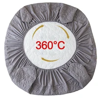 Waterproof Cotton Mattress Cover, Throw Fitted Sheet, Bed Replacement Protector, Single, Double, 140, 160, Muti Size Bed Sheets 5
