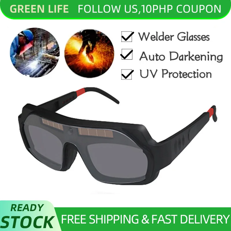 PC Protective Glasses Solar Automatic Dimming Welding Mask/helmet/welding Cap/welding Lens/eye Mask Filter