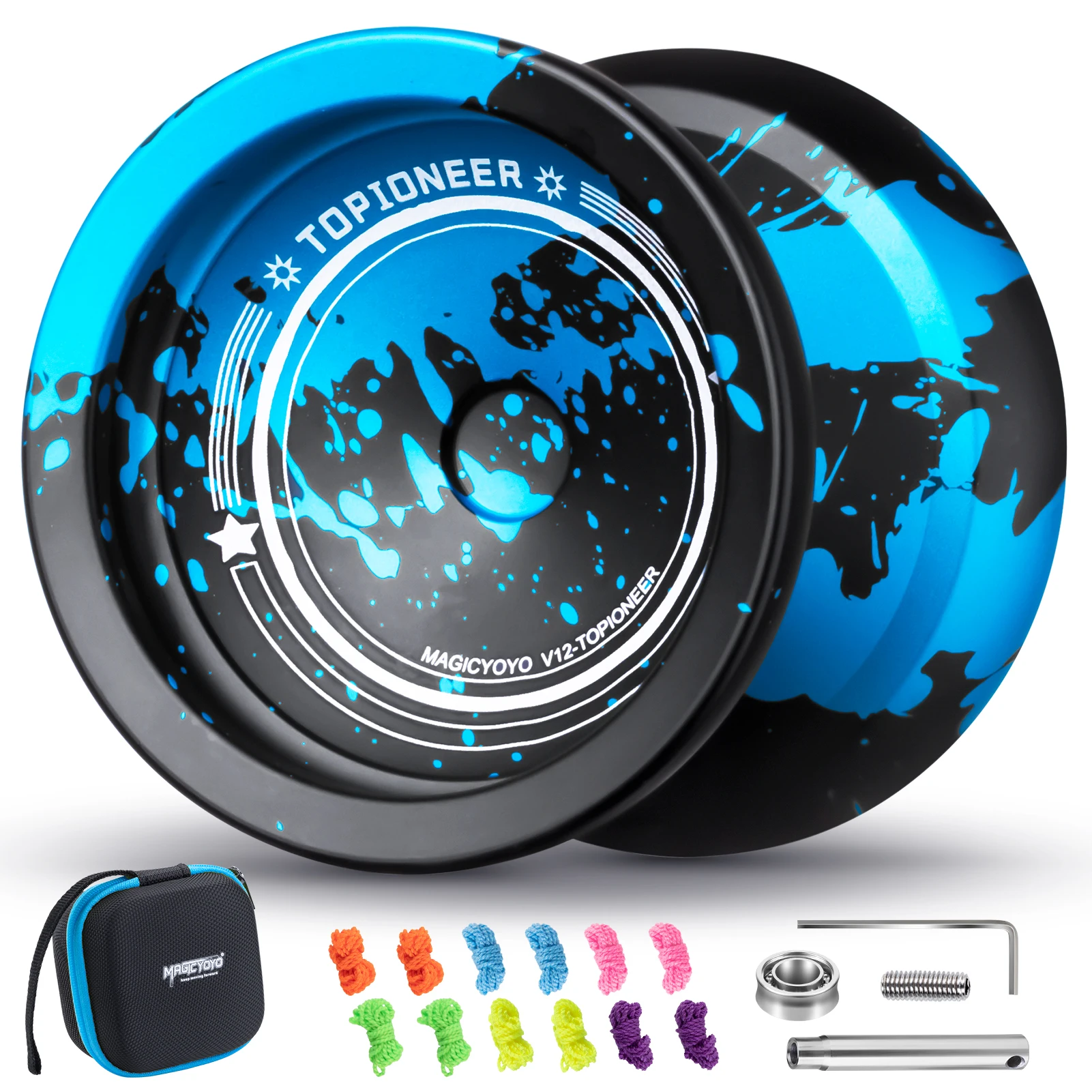 MAGICYOYO V12 Professional Yoyo for Advanced Player Dual Function Yoyo for Kids Beginner yoyo ball