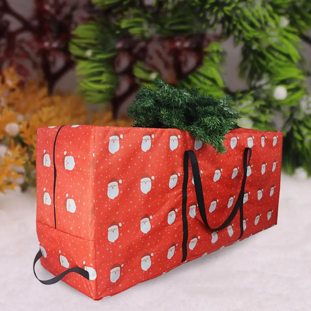 

Durable Zipper Christmas Tree Storage Bag Waterproof Oxford Cloth Christmas Tree Storage Bag with Handles for Home for Holiday