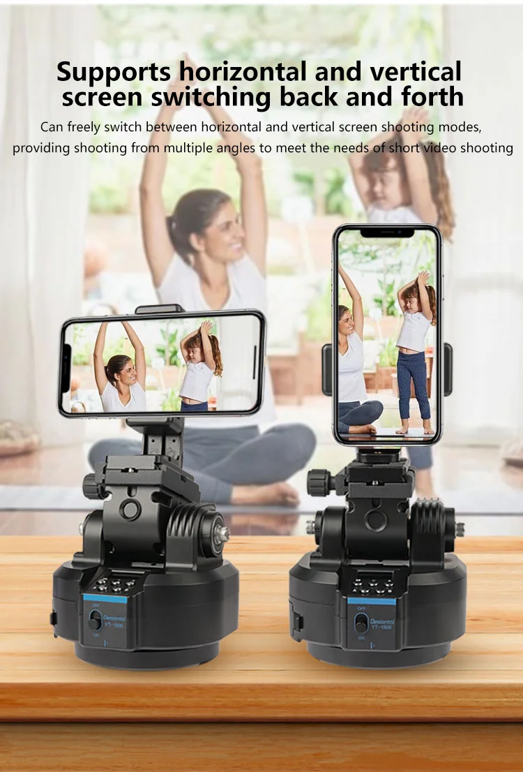 Camera panoramic head ZIFON YT-1500/YT-1500pro Auto motorized 360&deg; rotating panoramic head remote control pan tilt video tripod stabilizer in stock