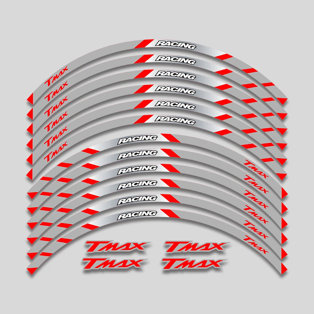 Adesivi Sh 125i 16 Adesivi Strisce Rosse Per Cerchioni Moto/Auto