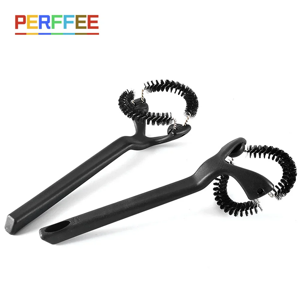Coffee Cleaning Brush Coffee Machine Cleaner Coffee Cleaning Tool Coffee Cleaning Brush 51/58mm Espresso Machine Replaceable Head Coffee Maker Cafe Grinder Cleaner Brewing Head Cleaning Tool