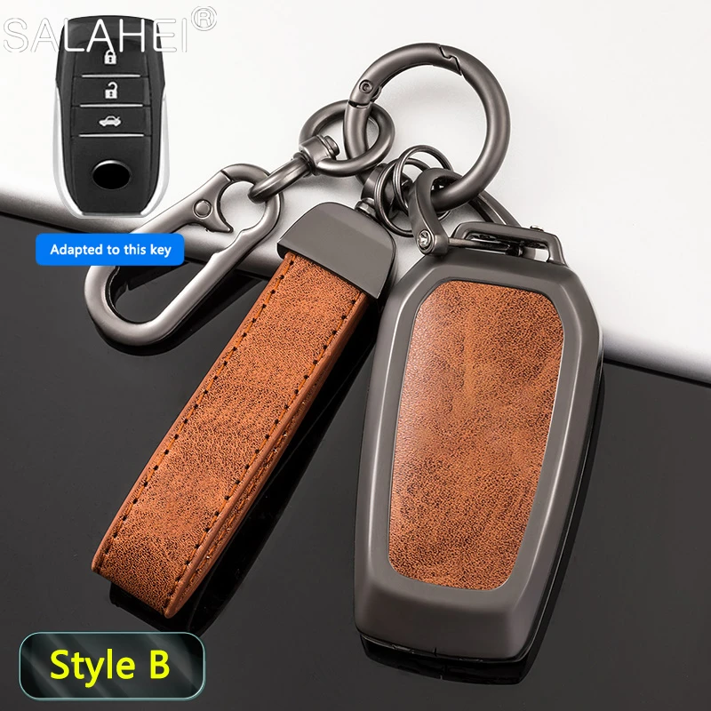 Custodia Per Chiave A Distanza Per Auto Shell Per Toyota Land Cruiser 200 300 Prado Crown Tlk 200 Yaris Cross Hilux Innova Fortuner Camry 55
