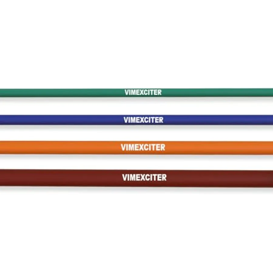 Exercise Resistance Bands - 8 Fitness Stackable Workout Bands - Compatible with MF-03 - Premium Latex 10/20/25/30 LBS