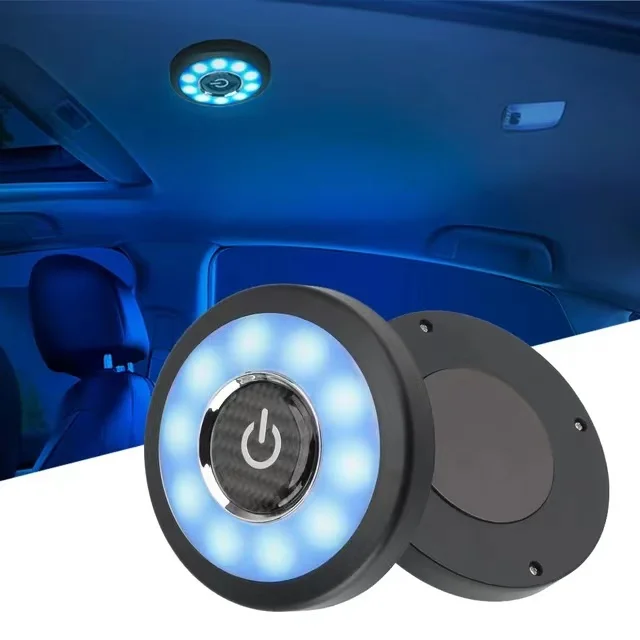 

1PCS Car USB Interior Reading Light Wireless LED USB Car Interior Ceiling Dome Reading Light Roof Magnet Lamp Car Styling