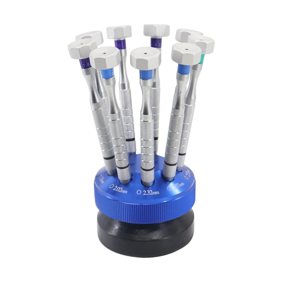 9pcs Good Quality Optical Repair Screwdriver Nut Driver Set Professional Screwdriver Easy To Use for Glasses Watches ETC