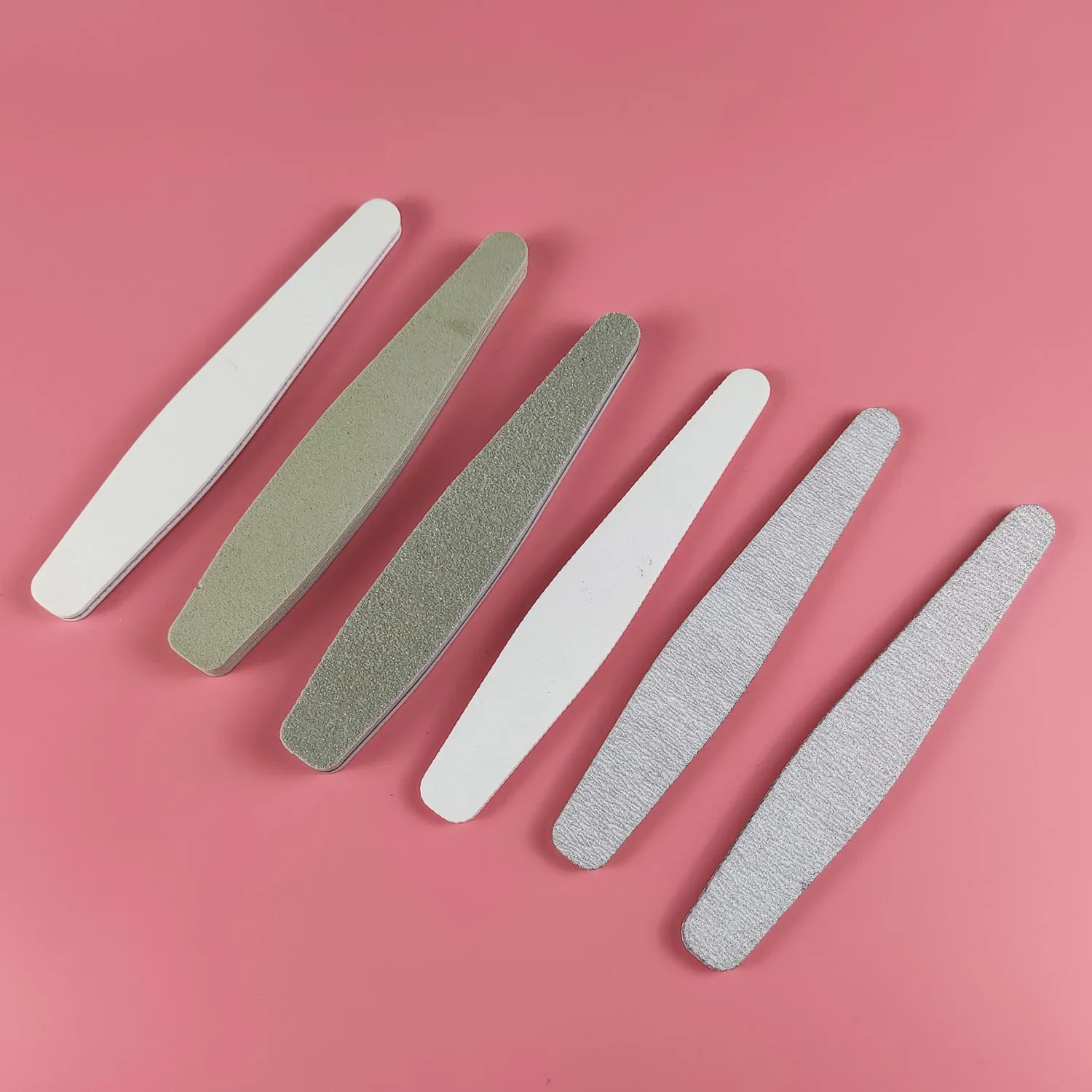 TKGOES 6pcs/box Nail Files Sample Pack 220/280 1000/4000 100/180 150 180 240 Grit Nail Buffer File Manicure Pedicure Tools