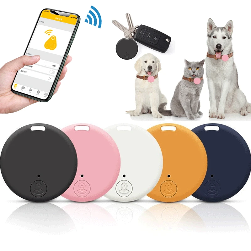 Mini Dog GPS Bluetooth 5.0 Tracker Anti-Lost Device Pet Kids Bag Wallet Tracking Smart Finder Locator GPS Localizador Cat Safety