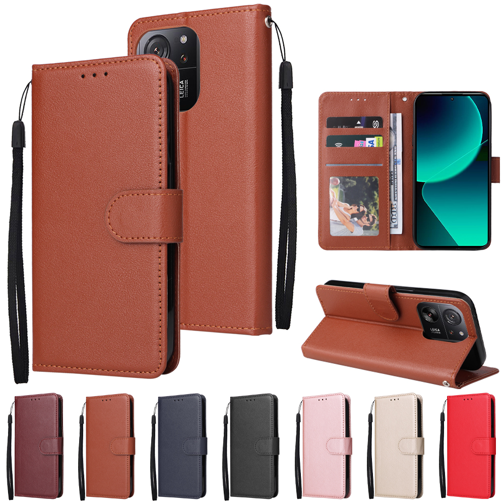 CAESBON Flip Phone Case For Xiaomi 13t pro 5g 13t 12t POCO X5 PRO X5 F4 GT M4 PRO 4G X4 PRO 5G C40 12 Ultra 11t Leather Cover