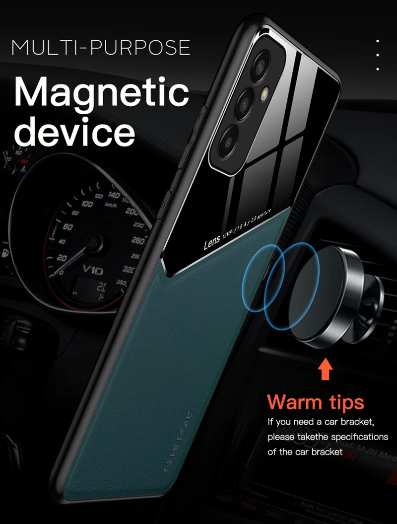 Prabangus odinis telefono dėklas, skirtas „Samsung Galaxy M13 4G M23 M33 M53 5G A03 Core A03S A13 A23 A33 A53 A73“ dangteliui su silikoniniu dėklu_voghion.com